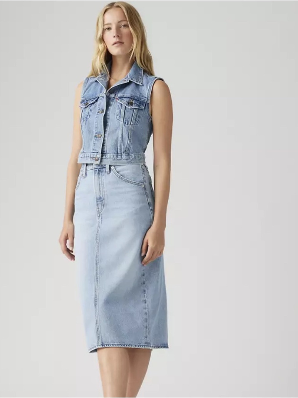 Levi's Light Blue Denim Jeans with Signature Patch